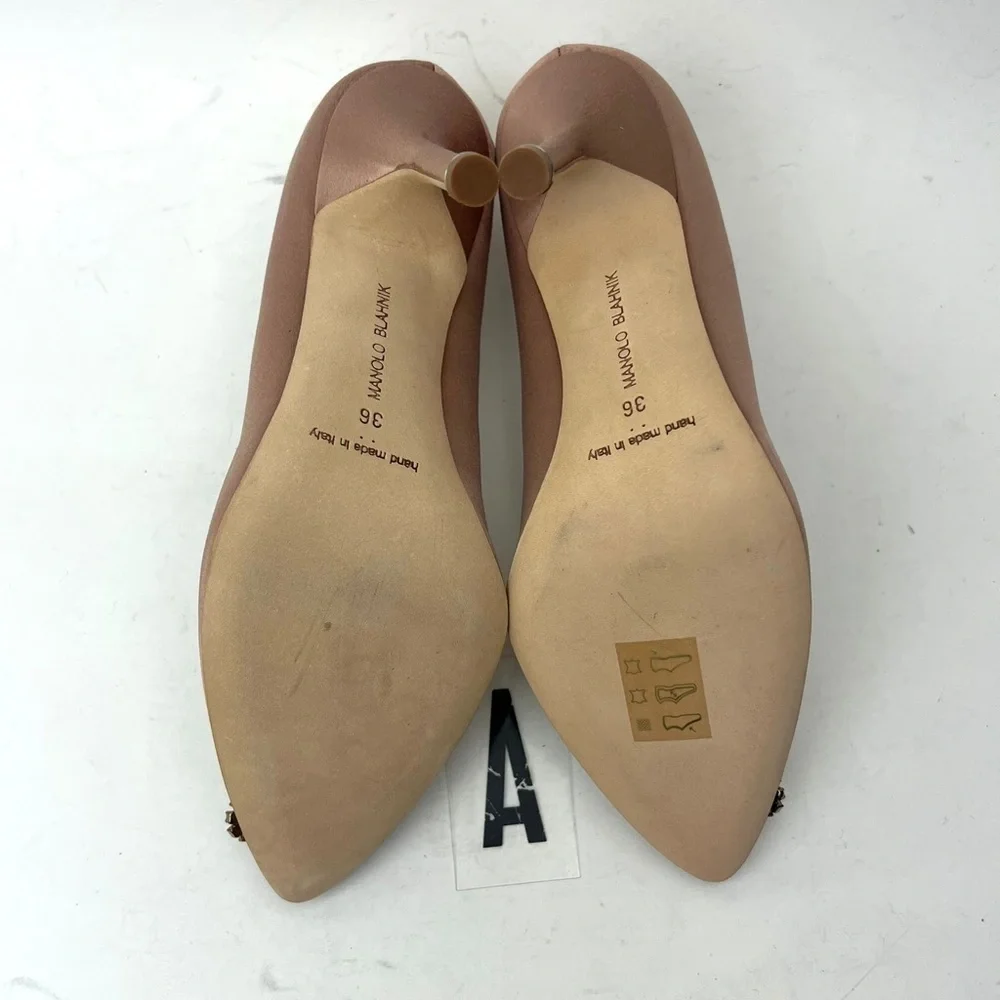 MANOLO BLAHNIK Hangisi Pump sz 6 - Picture 13 of 15